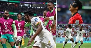 Kudus to the rescue! Ghana steal vital World Cup win despite surrendering two-goal lead against South Korea